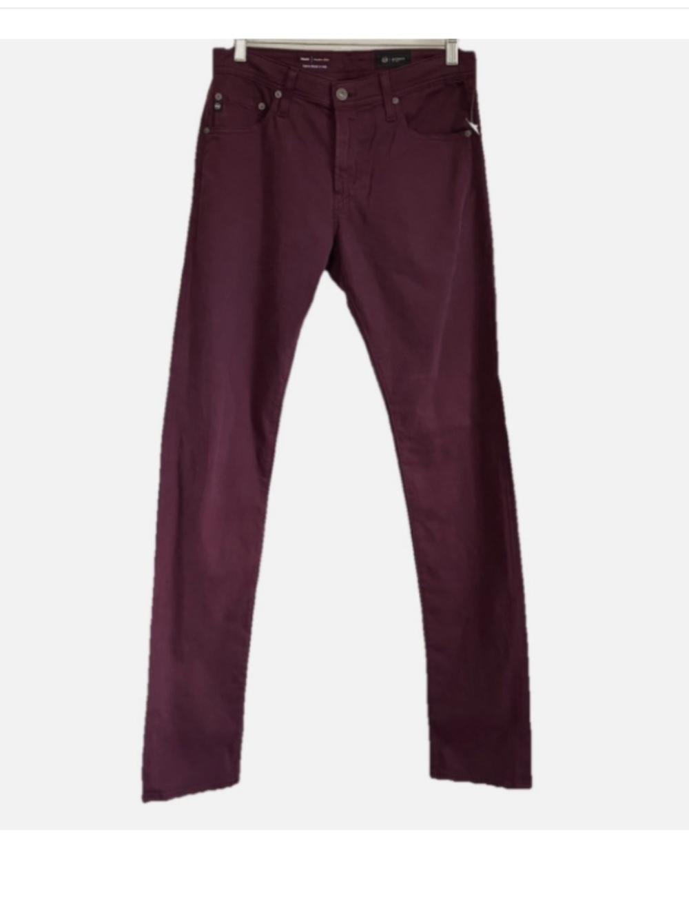 AG Adriano Goldschmied Men's TELLIS Modern Slim Sueded Sateen Pants Size: 30x34